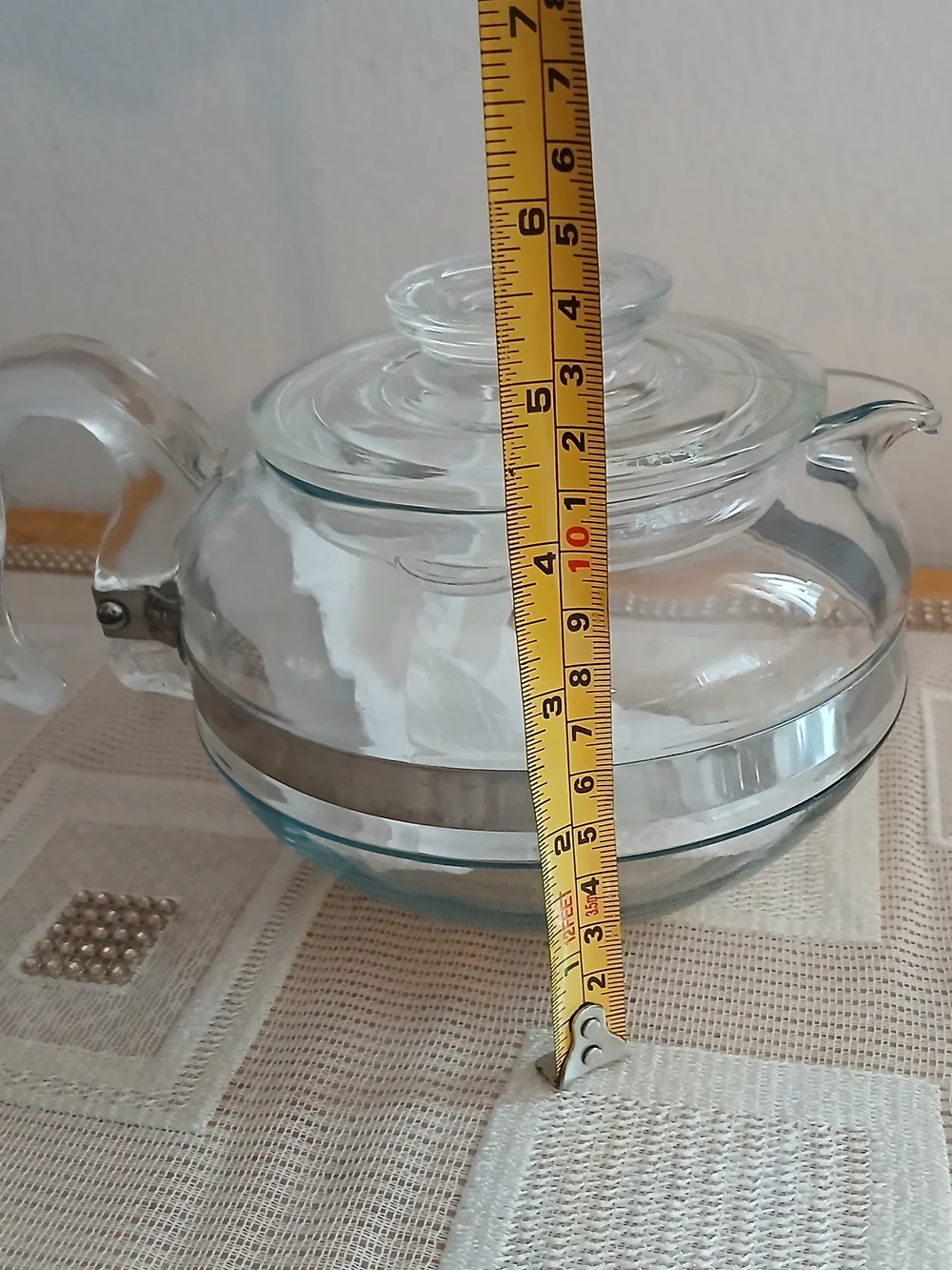 Vintage Pyrex Flameware Teapot Kettle  USA